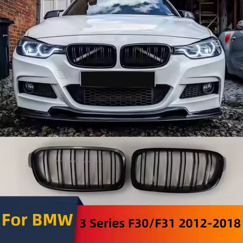 Front Kidney Grille Inlet Mesh Bumper Grill Grid For BMW F30 F31 F35 3 Series 2012-2018 Tuning Accessories Modification Trim
