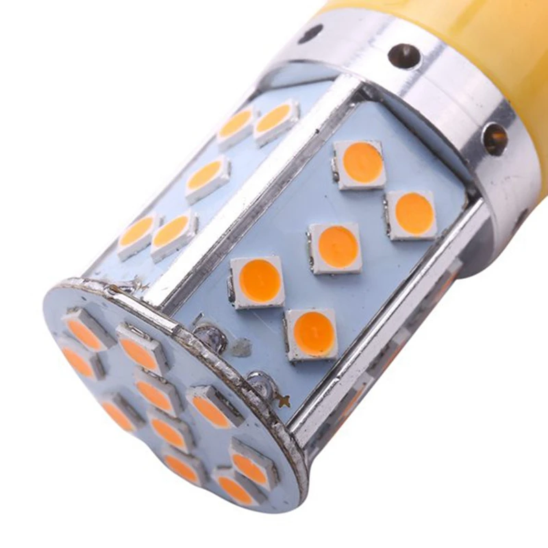 T20 7440 W21W LED Bulb 3030 35SMD Canbus LED Lamp For Car Turn Signal Lights Amber Lighting 12V 24V