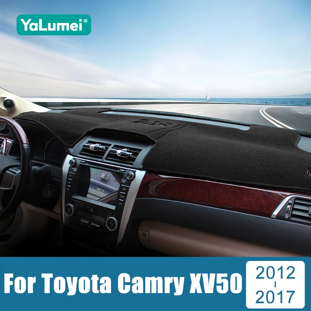 

Car Dashboard Sun Shade Cover For Toyota Camry 50 XV50 2012 2013 2014 2015 2016 2017 Instrument Desk Mats Pad Accessories