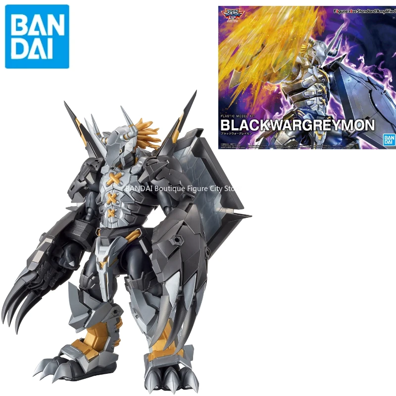 

Brand New Spot Genuine Bandai Humanoid Assembled Figure-rise Standard Amplified Series Dark Fighting Greymon Hand Model Gift