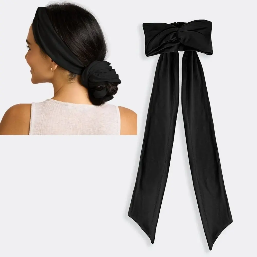 Simple 2 In 1 Heatless Curls Headband No Heat Long Ribbon Overnight Hair Curler Soft Hair Styling Tool for Women