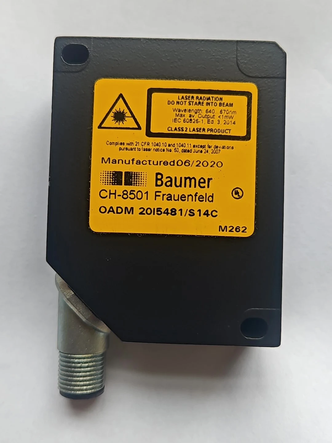 Baumer OADM 20l5481/S14C Laser Sensor