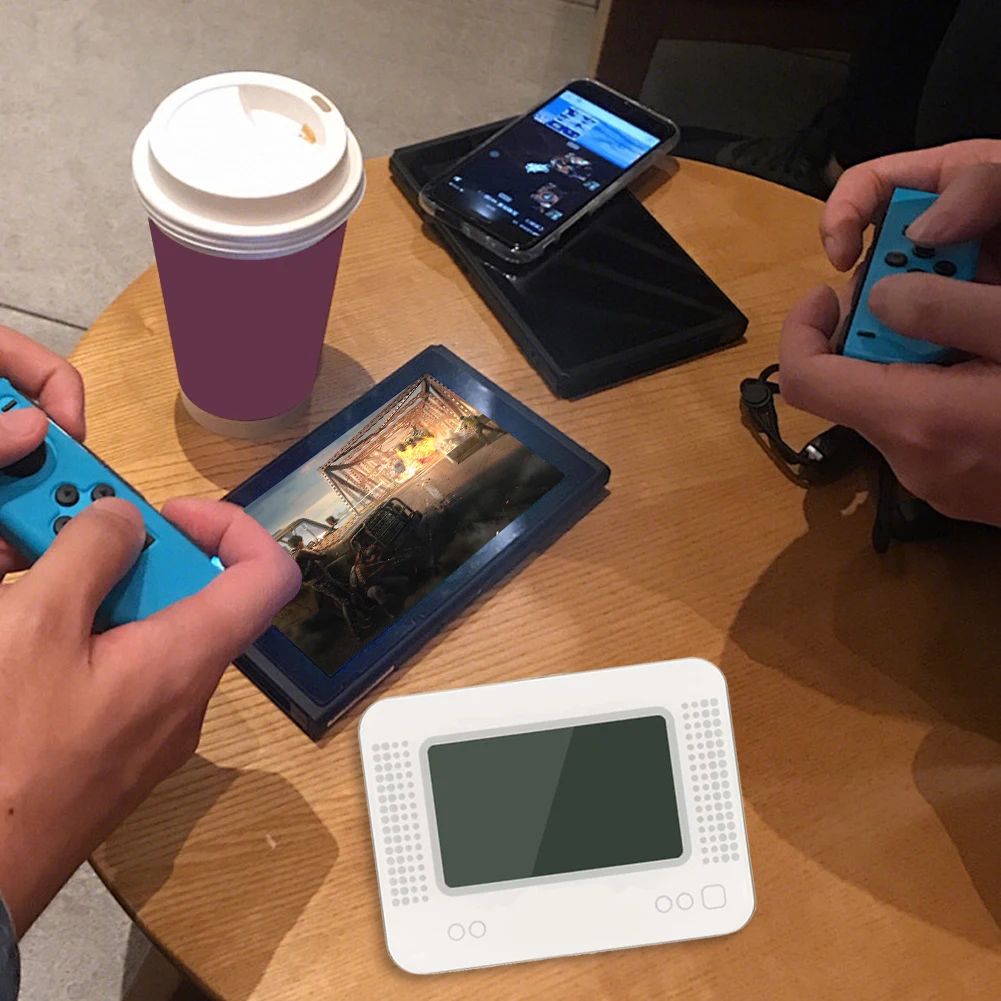 قابلة للشحن NFC Pixl لانهائي بطاقة شاشة LCD محاكي ذكي Allmiibo Swipe التعريفي الموقد لعبة وحدة التحكم الملحقات #5