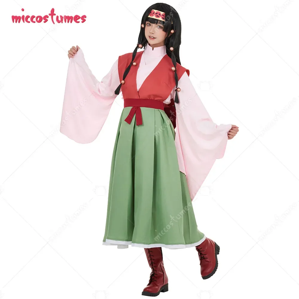 

HAIKYUU Women's Cosplay Costume Kimono Top and Skirt Vest Set with Hair Accessories