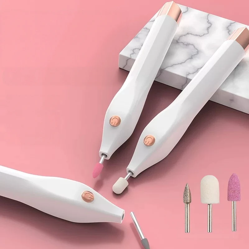 Electric Nail Drill Kit Mini Nail Polisher Manicure Pedicure Grinding Polishing Nail Art Sanding File Pen Tools Machine