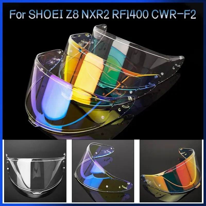 Motorcycle Helmet Visor Lens For SHOEI Z8 NXR2 RF1400 CWR-F2 Casco Moto Shield Sunscreen Windshield Moto Helmet Accessories