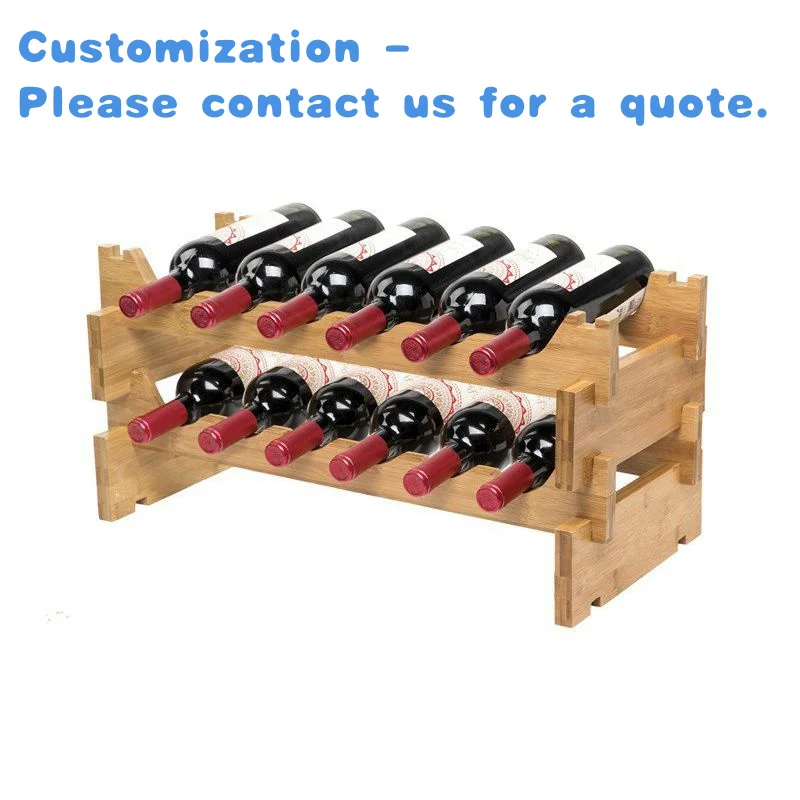 

На заказ. Натуральная стойка для вина из 12 бутылок. Деревянная подставка для вина. Стоячая столешница. Штабелируемая стойка для хранения вина.