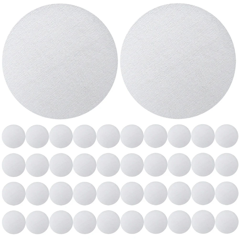 

100pcs Round Paper Coffee Filters Unbleached Espresso Filter Pads Fine Filtration Disposable Coffee Making Filters Kitchen Bar