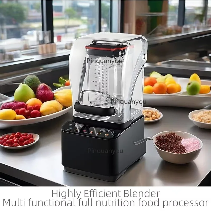 Commercial G3 smoothie machine, stainless steel knife compartment with sound insulation cover, waterproof kitchen appliance