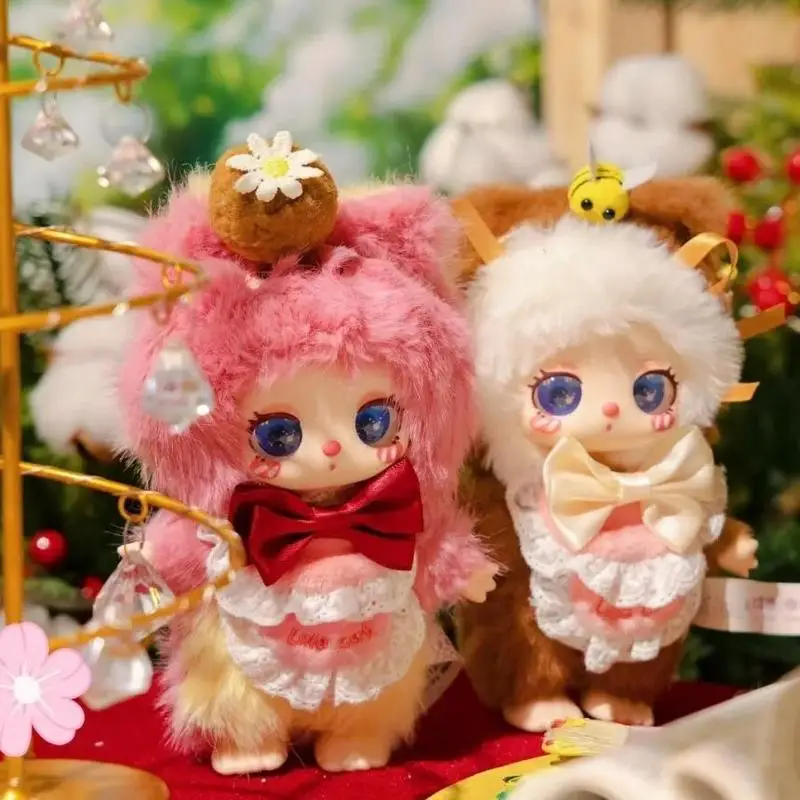 Genuíno Liila Luck Cat V4 Série Chef Gatinho Vinil Caixa Cega Figura de Ação Mistério Presente Brinquedo Decoração