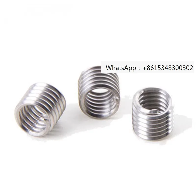 Tailless screw, steel wire, thread sleeve, bi-directional thread protection, tongue free nesting