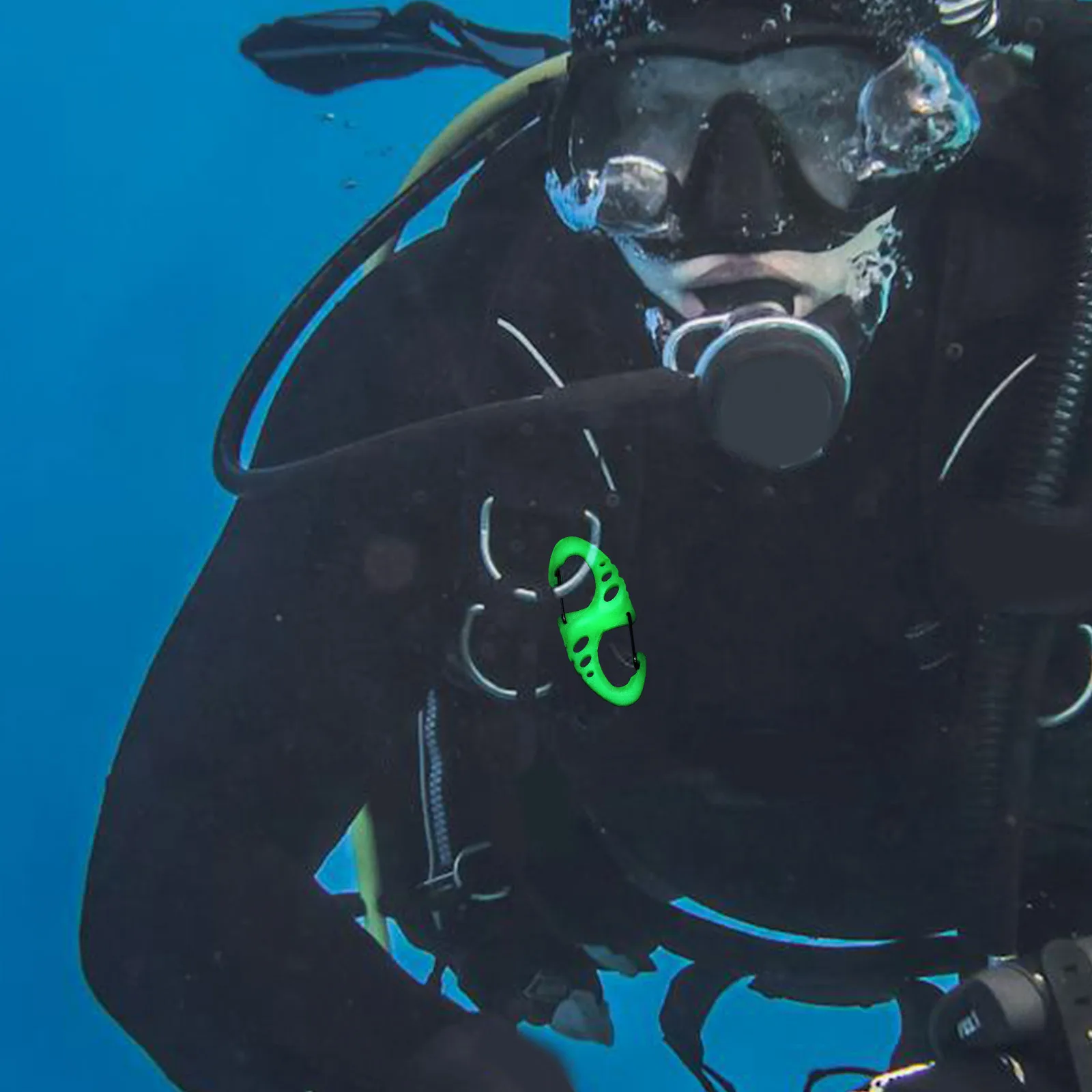 ليلة توهج الغوص مزدوجة نهاية الترباس المفاجئة الثقيلة الزناد كليب هوك مقاطع معدنية للغوص المزدوج الوجهين فصل