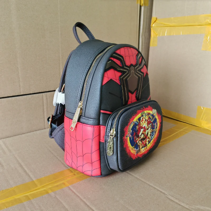 Loungefly Marvel Spider-Man 3 Backpack Hero No Return Movie Peripheral Boy Backpack Three Generations Of Spider-Man Bag Gift