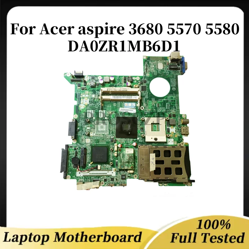 

MBTED06001 MB.TED06.001 для Acer Aspire 3680 5570 5580, материнская плата для ноутбука DA0ZR1MB6D1 DDR2 940GML, бесплатный процессор