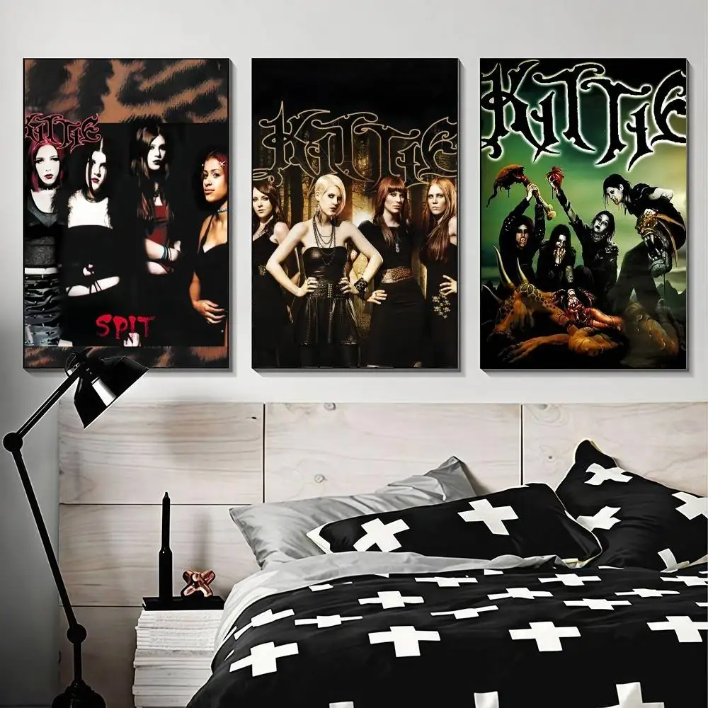 cool band K-Kittie  High-End Fashion POSTER sticker For Living Room Entryway Luxury Home Decor