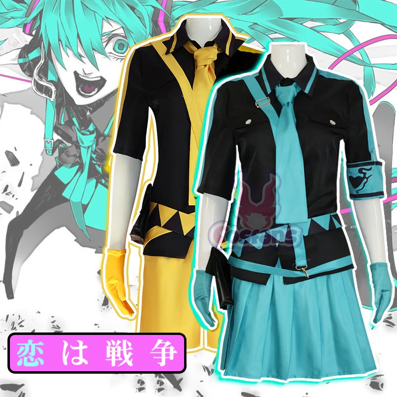

Miku Love Is War Косплей Костюм Платье Аниме Костюм Для Ролевых Игр Хэллоуин Карнавальный Вечерний Наряд Женщины Девушки Miku Koi Wa Sensou Платье