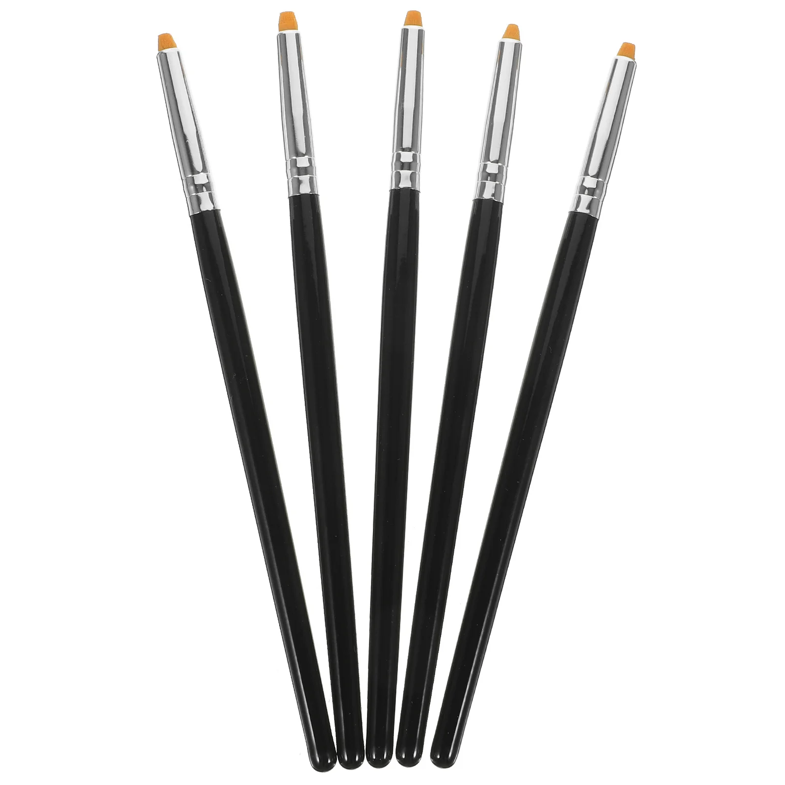 5-teiliges Wimpernformpinsel-Make-up-Lift-Werkzeug, Laminieren, Heben von Faserwolle zum Bürsten von Kleber, Fräulein