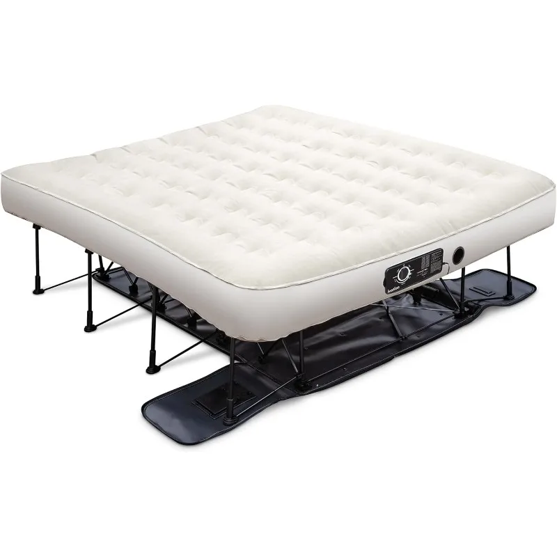 

Ivation EZ-Bed (King) Air Mattress with Deflate Defender™ Technology Dual Auto Comfort Pump and Dual Layer Laminate Material