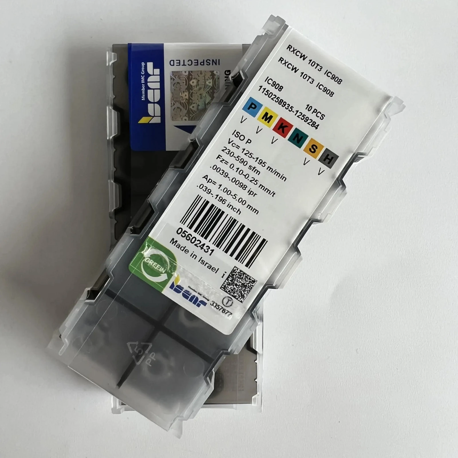 

RXCW10T3 IC908 Industrial indexable carbide inserts 10 Pcs