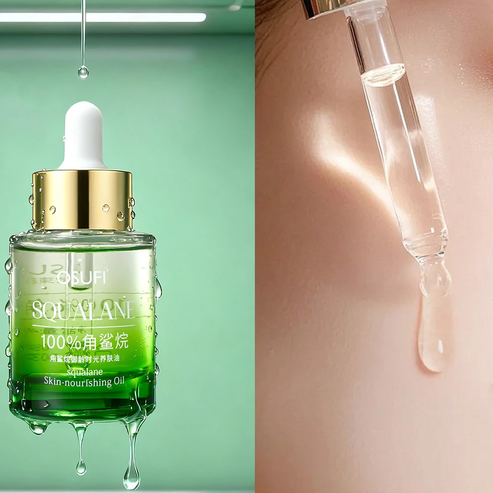 OSUFI Squalane Essence Oil Skin Rejuvenation Moisturizing Oil Control Brighten Improve Dry Rough Face Essence Korean Skincare