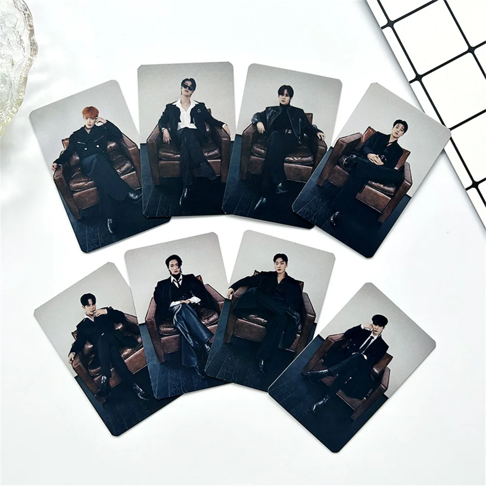 

8 шт./комплект, мини-альбом ATEEZ 10, золотые часы: часть 1, фотокарточка, двусторонняя печать, корейский стиль, ломо-карточка, поклонники, коллекционный подарок