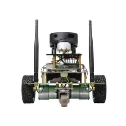 Waveshare JetBot Professional Version ROS AI Kit A, Dual Controllers AI Robot, Lidar Mapping, Vision Processing, comes with