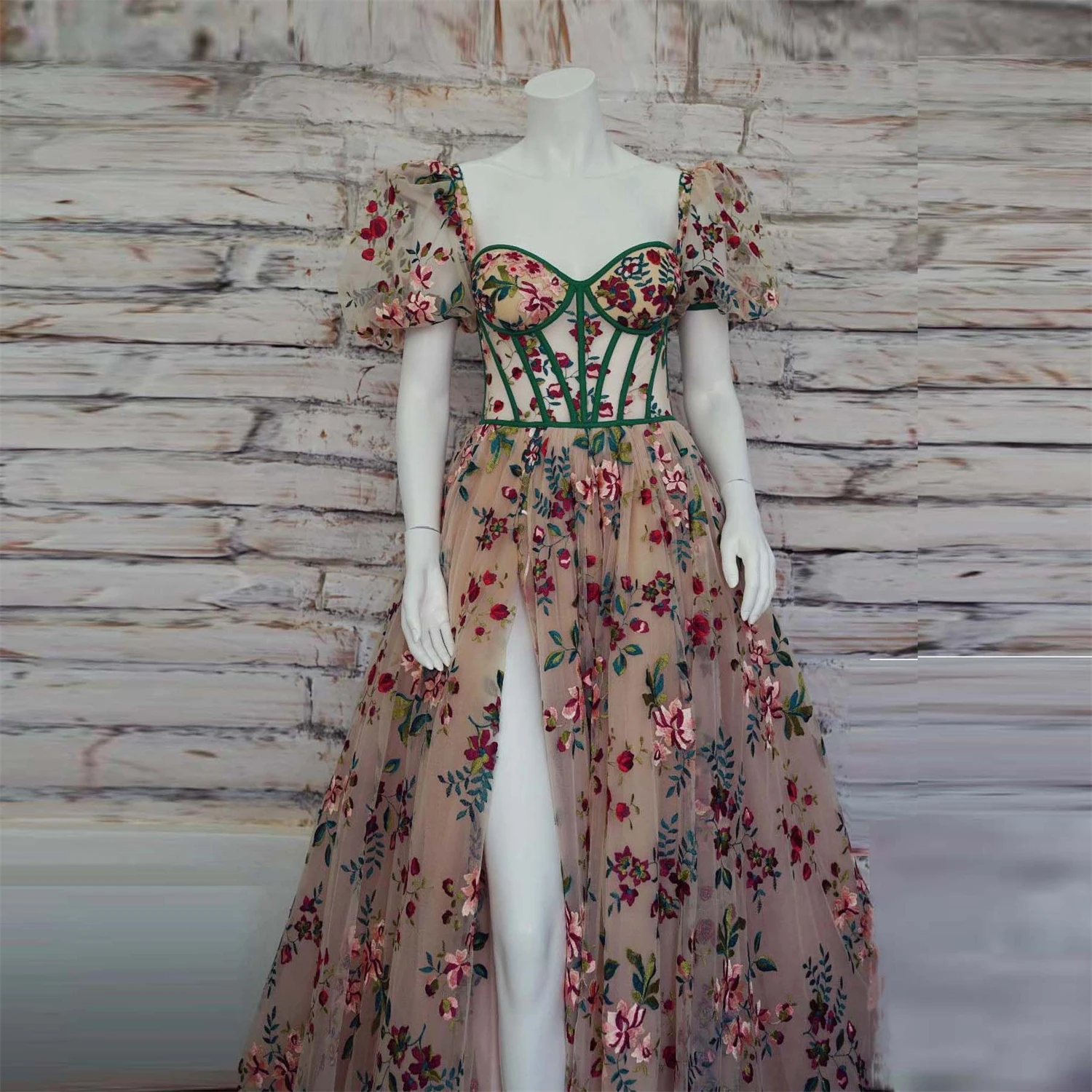 Wedding Guest Dress for Women Evening Dress Party Evening Elegant Luxury Celebrity Graduate Ball Gown Slit Champagne customized