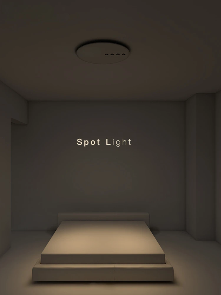 Nordic Round Dimming Led Ceiling Lamp Living Room Balcony Bedroom Minimalism LED Ceiling Lights with Spotlight