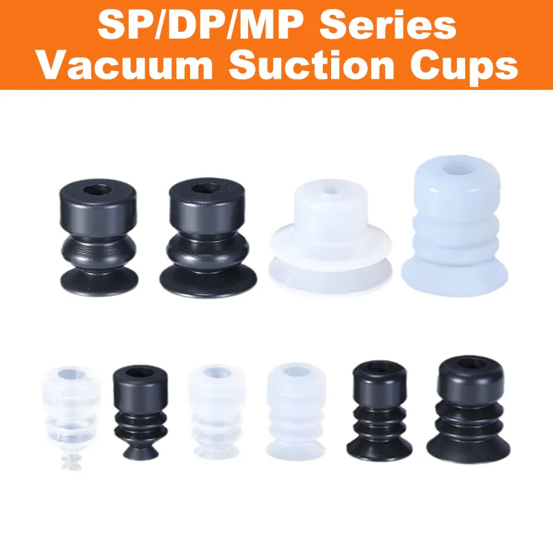10PCS SP/DP/MP Series Single/Double/Three-Layer Vacuum Suction Cup Strong Suction Nozzle Robot Industrial Pneumatic Gripper