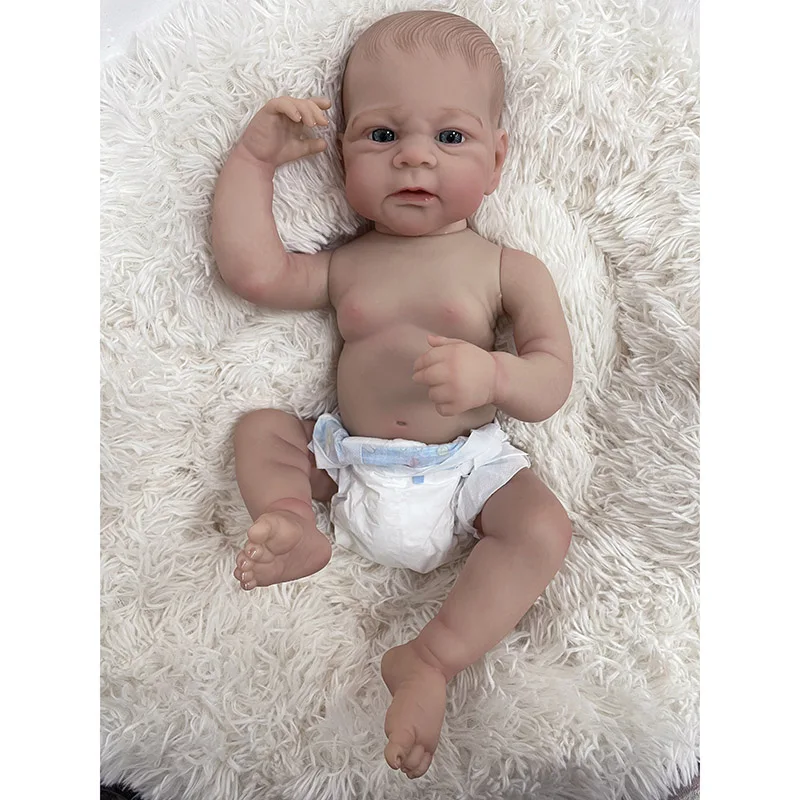 

19 Inch 48cm Full Vimyl Body Lifelike Girl Doll Elijah 3D Skin Visible Veins