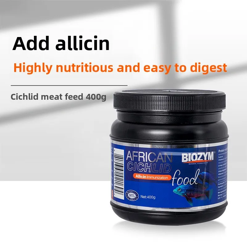 Alimento Nutritivo para Cíclidos Frontosa y Malawi, Pellets de Espirulina para Microorganismos, Dieta Esencial para Peces Herbívoros y Carnívoros