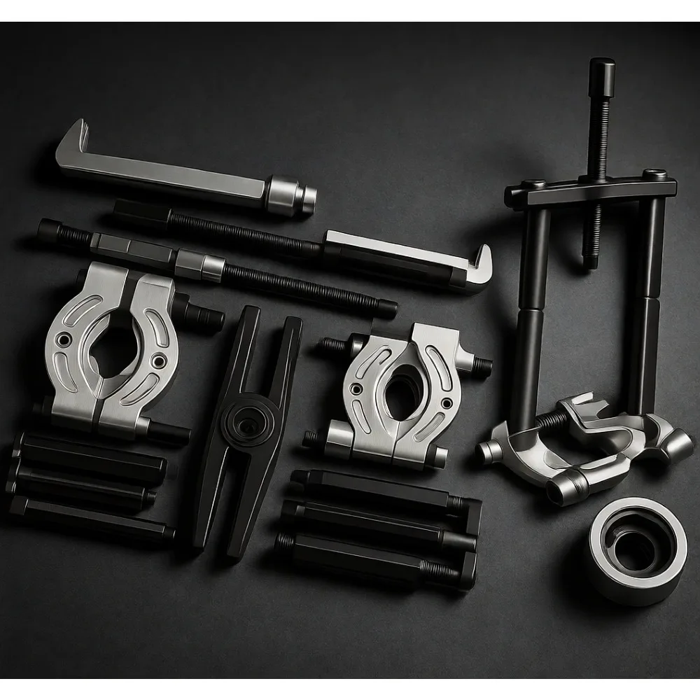 

5 Ton Bearing Puller Kit with 2 and 3 Inch Jaws 14 Piece Separator for Wheel Hub Axle Pinion Removal