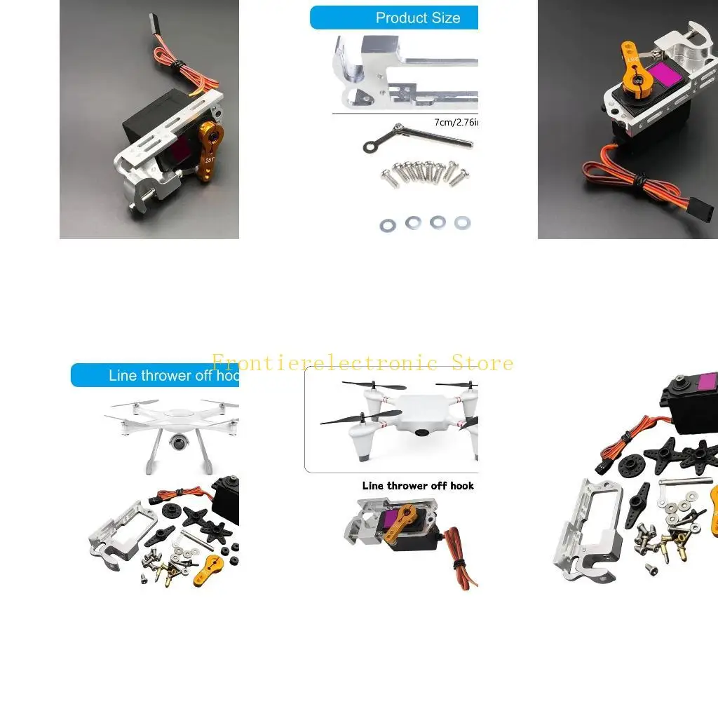 Bras servo libération servo en aluminium G8DB pour pour photographie vidéographie