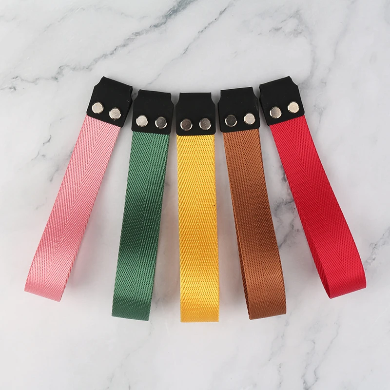 Solid Color Keyboard Strap For Wooting 60he Accessories Gaming Mechanical Keyboard Pendant Decorative Nylon Straps Gift