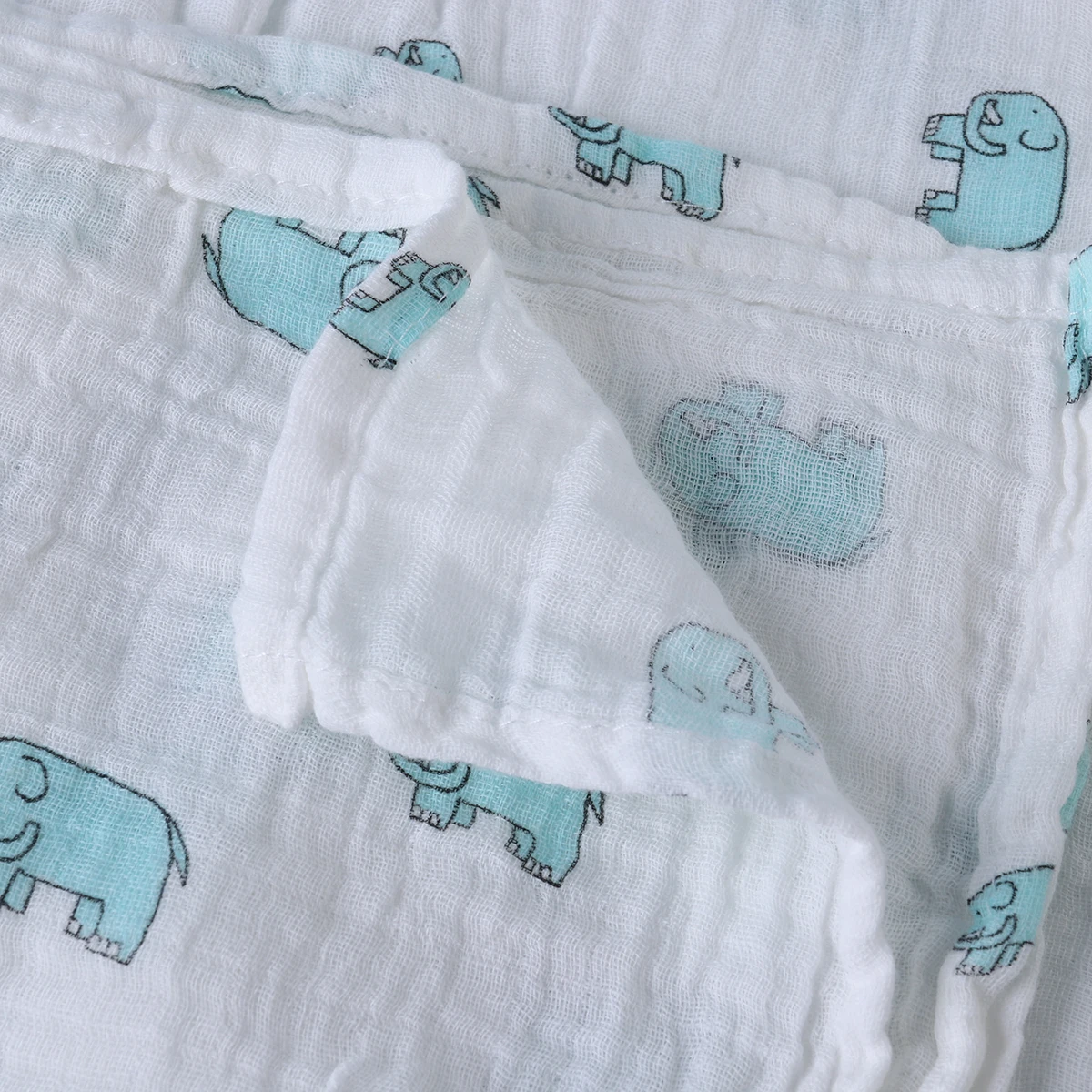 

Baby Swaddle Blanket Muslin Cotton Soft Breathable Receiving Blanket Bath Cloth Infant Newborn Shower Essential