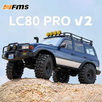 FMS 1/10 FCX 10P Land Cruiser LC80 PRO V2 RC Brushless Remote Control Electric Off-Road Climbing Model Car High And Low Speed