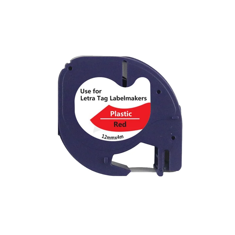 AT53 10PCS 라벨 테이프 DYMO Letratag LT-100T LT-100H 시리즈 라벨 메이커 12Mmx4m 라벨 감열 인쇄 용지