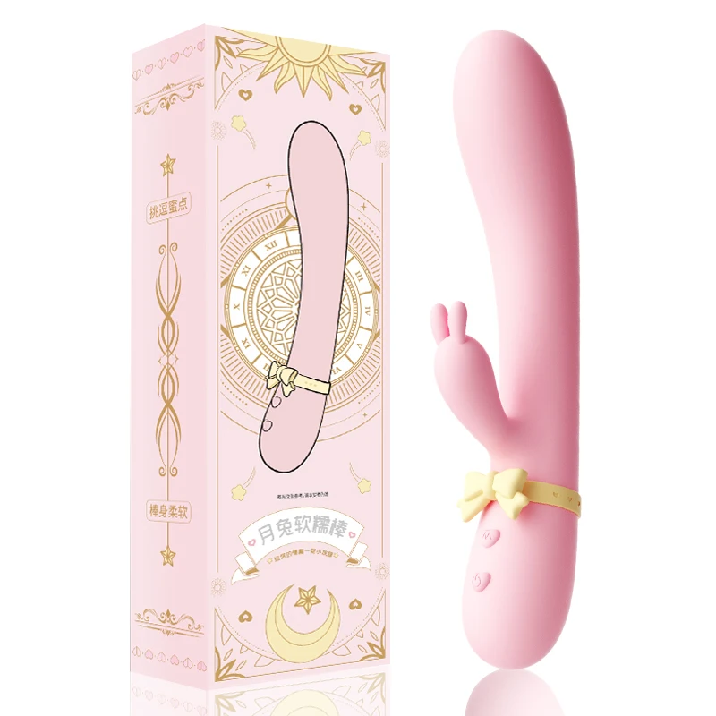 UYO-Vibrador de Silicone Coelho para Mulheres, Estimulador do Clitóris, Estimulador do Ponto G, USB Recarregável, Impermeável, Brinquedo do Sexo