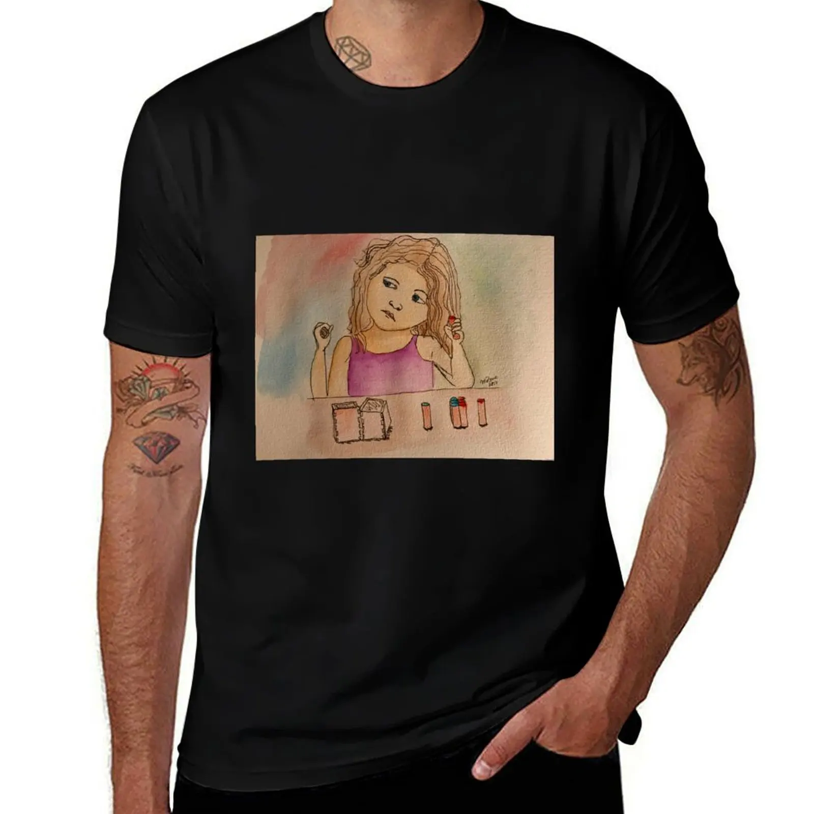 Sound boxes Siera T-Shirt Simple Solid Color Crew Neck Tee T-Shirt