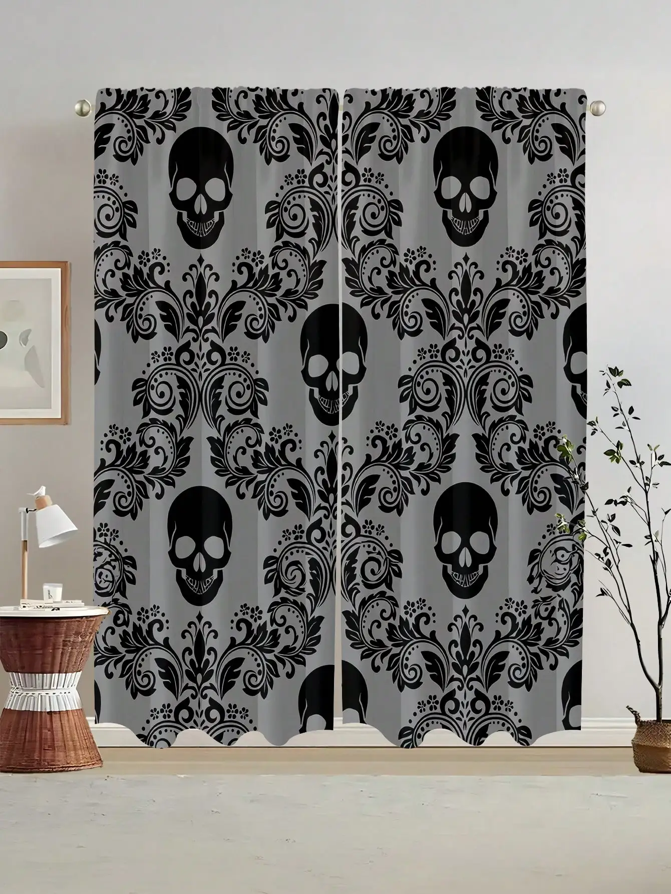 Gothic Bohemian Style Blackout Curtains