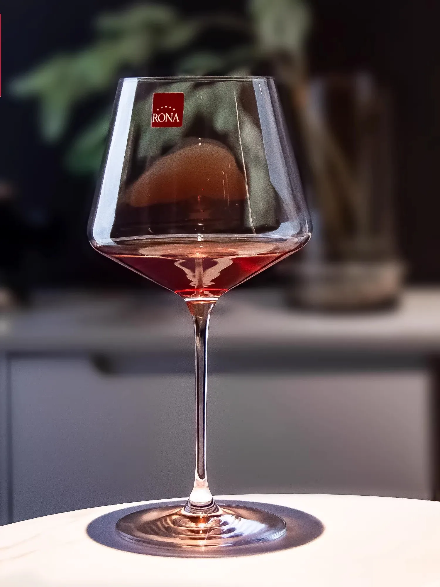Large Size RONA Crystal Wine Glasses High Footed Red Wine Cup European Style Vintage Home Use Burgundy Wine Glasses