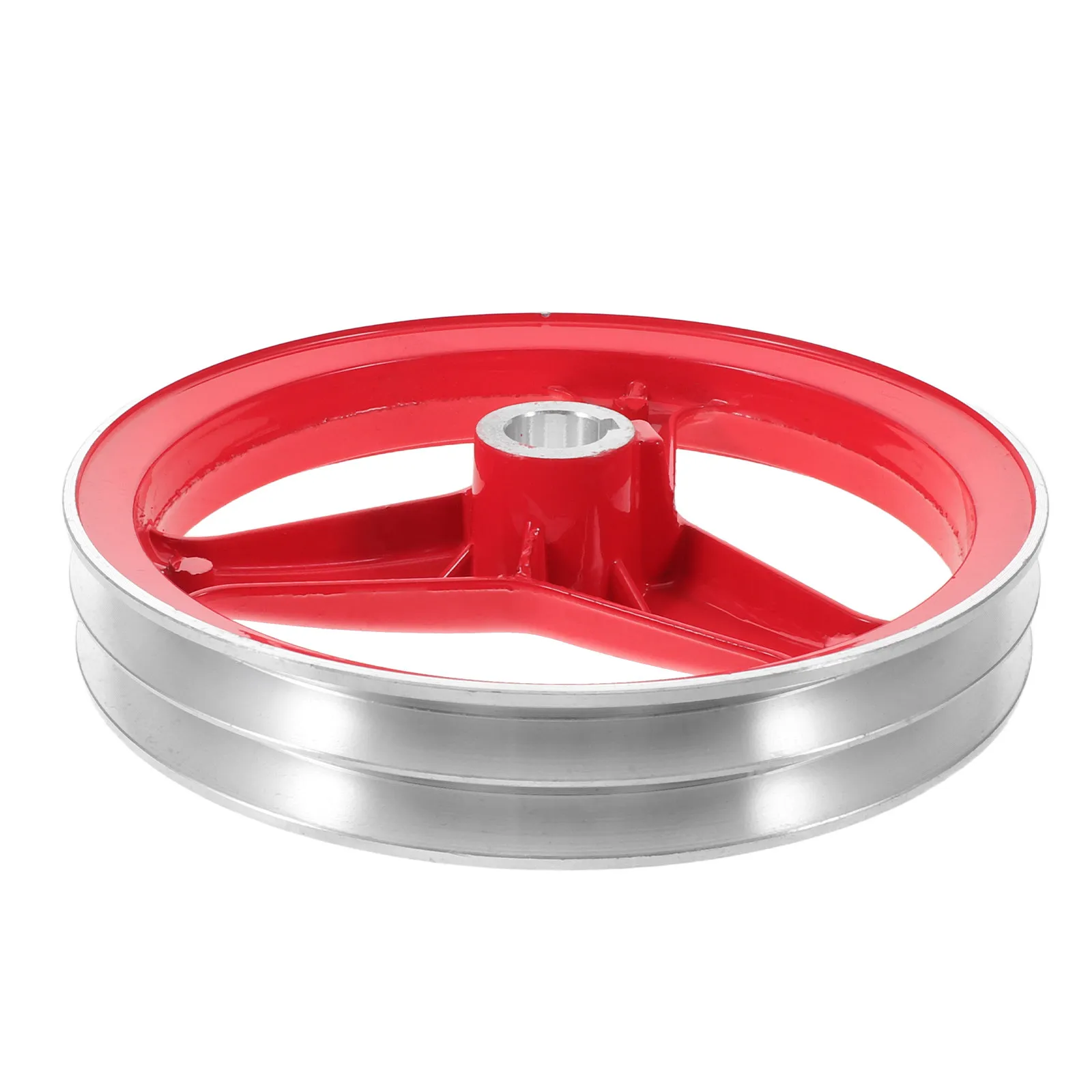 Dual Groove Sprayer Pump Pulley Metal Belt Wheel Replacement for Three-Cylinder Piston Plunger Pump Agricultural Garden Sprayer