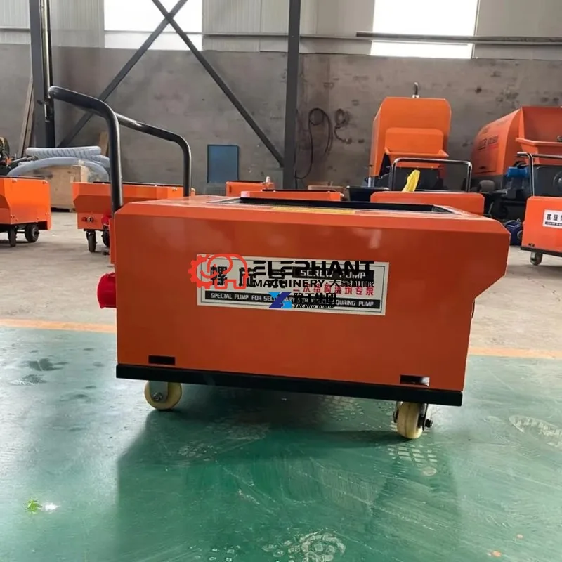 Portable Column Concrete Pump with Pushing Handle Construction Machinery for Indoor Concrete Pouring and Feeding Operations