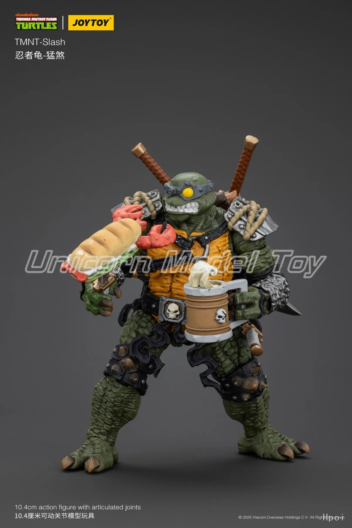 

【UA】JOYTOY Масштабные фигурки 1/18 TMNT-Slash: модели, игрушки, подарки