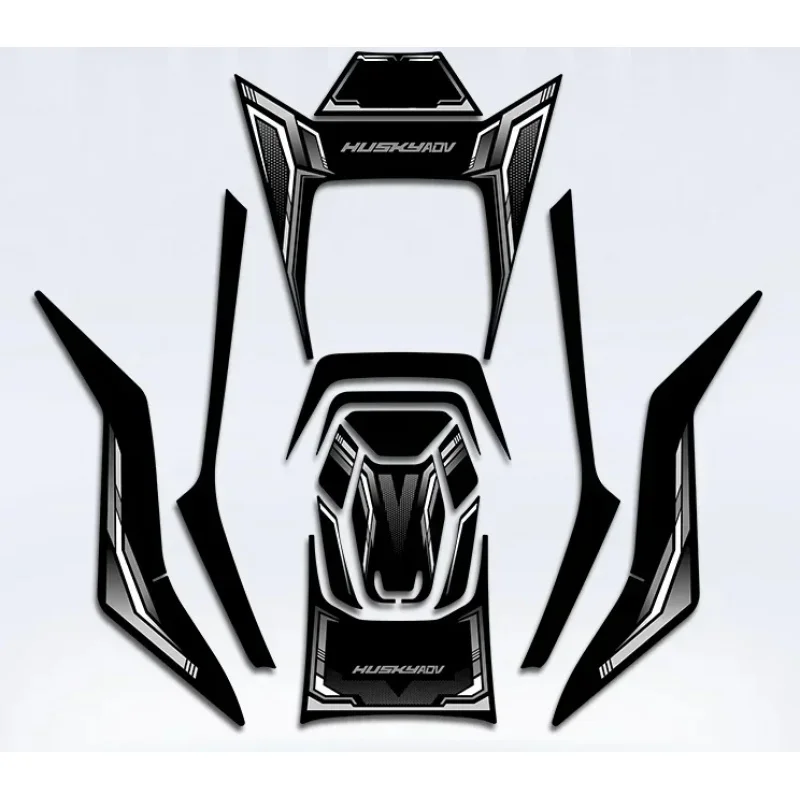 For SYM HUSKY ADV 300 Motorcycle Tank Pad Side Sticker Protective Sticker