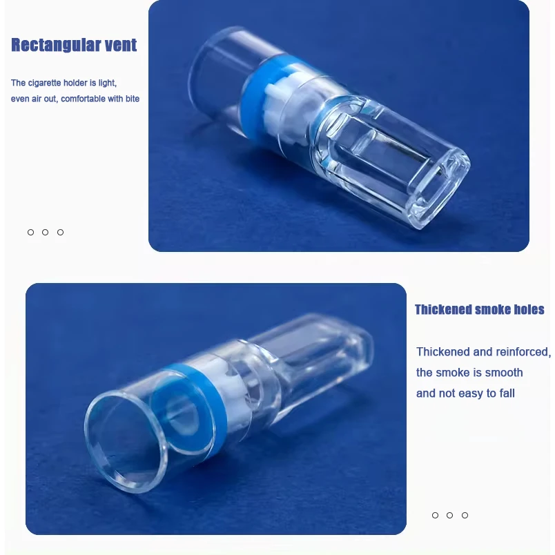 Filtros de cigarrillos desechables para fumadores, soporte para filtro de tabaco para alquitrán, reducción de nicotina, puntas de filtro