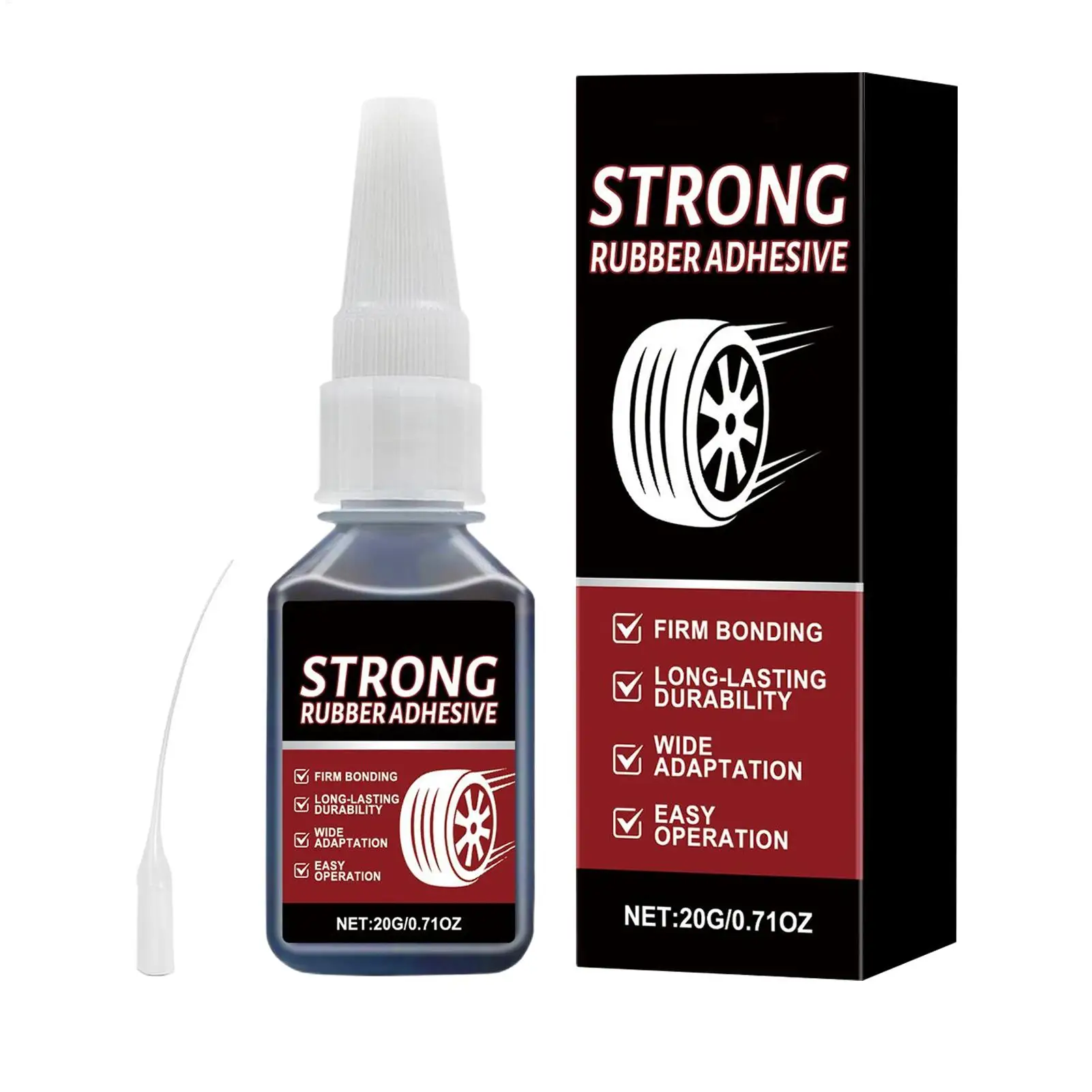 Quick-Dry Repair Sealer Car Rubber Glue Automotive Repair Bonding Cement Restor Agent For Dashboard Tire Headlights Handles