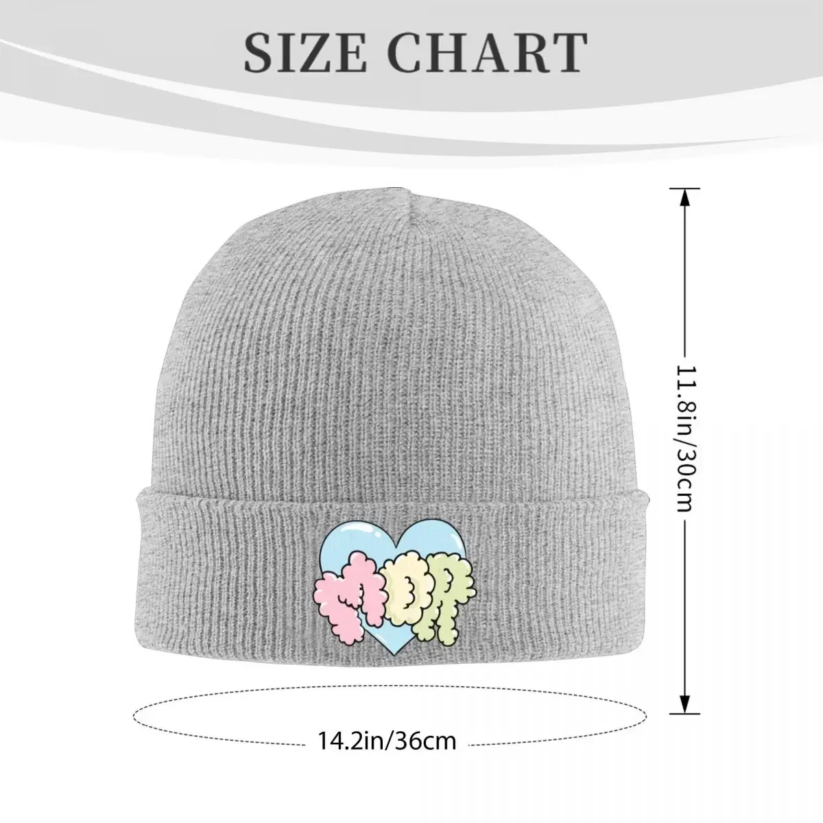 Feid Ferxxo Mor Song Knit Hat Beanies Winter Hats Warm Casual Heart Cap for Men Women