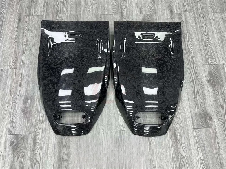 2 pieces Forged Dry Carbon Fiber Seat Back Cover For Lamborghini URUS Forged Dry Carbon Fiber Seat Cover Trim