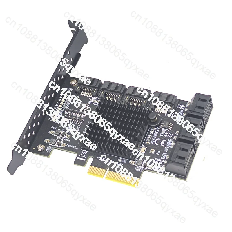 PCIE To 6 Ports 8 Ports 10 Ports SATA3.0 Hard Disk 6G Expansion Card ASM1166 PCI-E3.0 GEN3